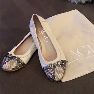 Attilio Giusti LeomBruni Italian leather flats